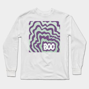 BOO - Morado & Verde Long Sleeve T-Shirt